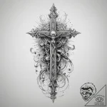 Tattoo sketch sacred instrument, tattoo sketc… – tattoo sketch (№1759509266_0, 03.10.2025 16:34) — tattoovalue.net