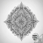 Tattoo sketch amaranth, tattoo line art, blac… – tattoo sketch (№1759510142_0, 03.10.2025 16:49) — tattoovalue.net