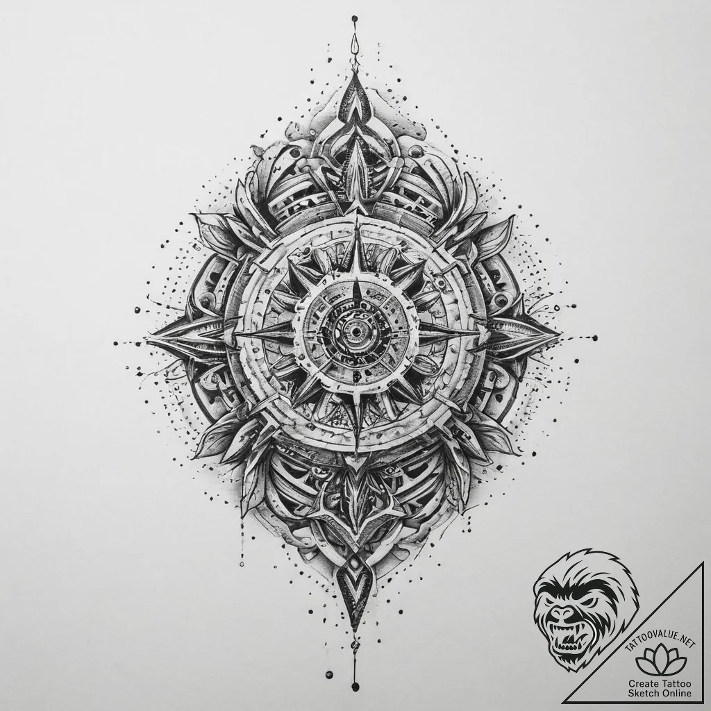 Tattoo sketch mechanical tattoo, tattoo flash... - tattoo sketch (№1759510793_0, 03.10.2025 16:59) — tattoovalue.net