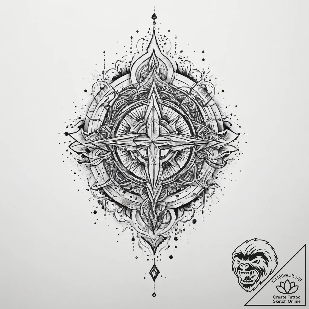 Tattoo sketch holy current, tattoo drawing ou... - tattoo sketch (№1759512308_0, 03.10.2025 17:25) — tattoovalue.net
