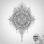 Tattoo sketch abstract линии – tattoo sketch (№1759512967_0, 03.10.2025 17:36) — tattoovalue.net