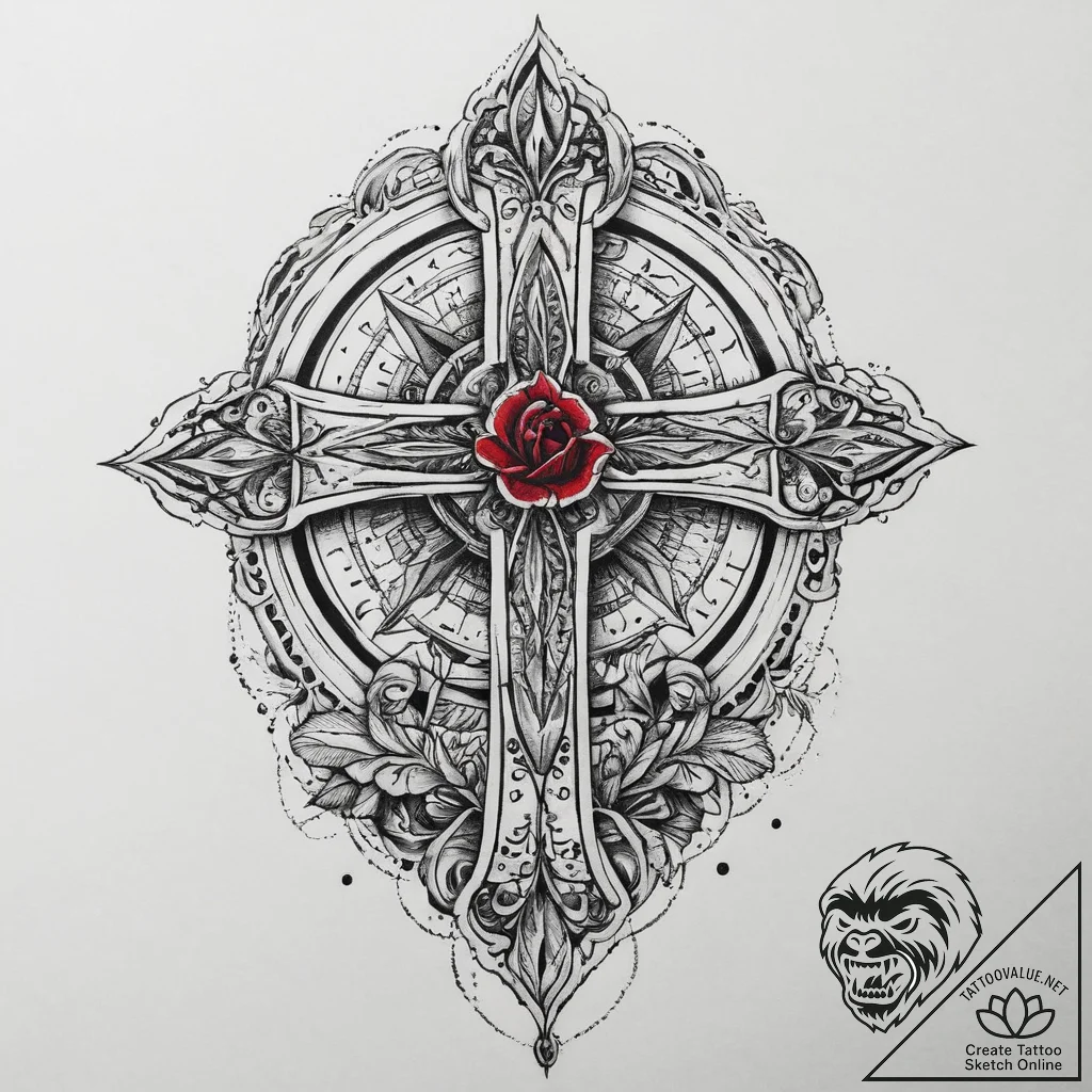 Tattoo sketch mystical spring, artistic tatto... - tattoo sketch (№1759517967_0, 03.10.2025 18:59) — tattoovalue.net