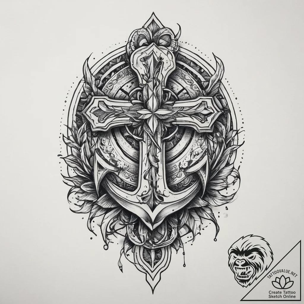 Tattoo sketch black, artistic tattoo sketch,... - tattoo sketch (№1759518400_0, 03.10.2025 19:06) — tattoovalue.net