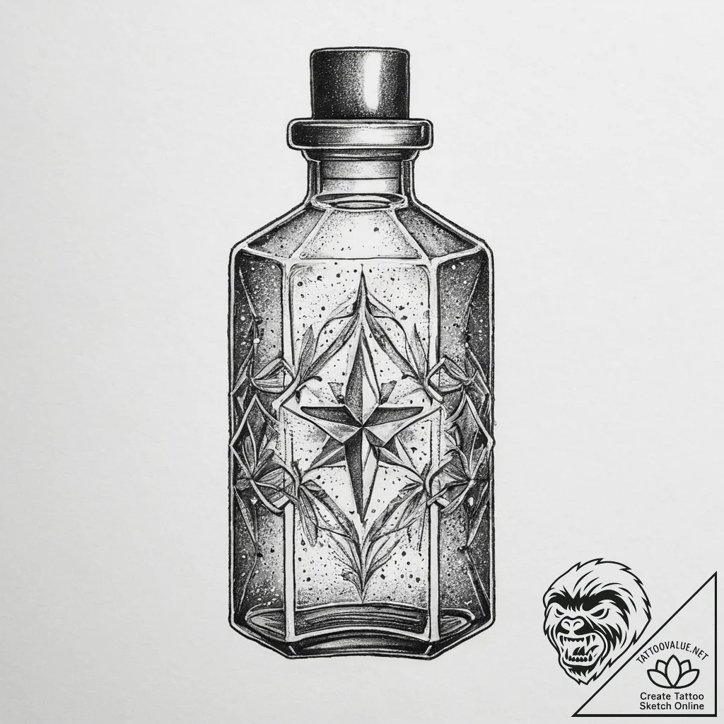 Tattoo sketch tattoo artist ink bottles, ink... - tattoo sketch (№1759518616_0, 03.10.2025 19:10) — tattoovalue.net