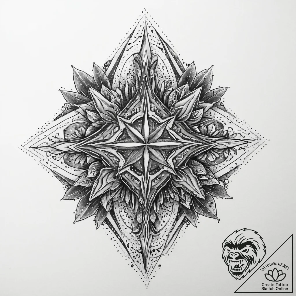 Tattoo sketch crystal, tattoo drawing outline... - tattoo sketch (№1759519484_0, 03.10.2025 19:24) — tattoovalue.net