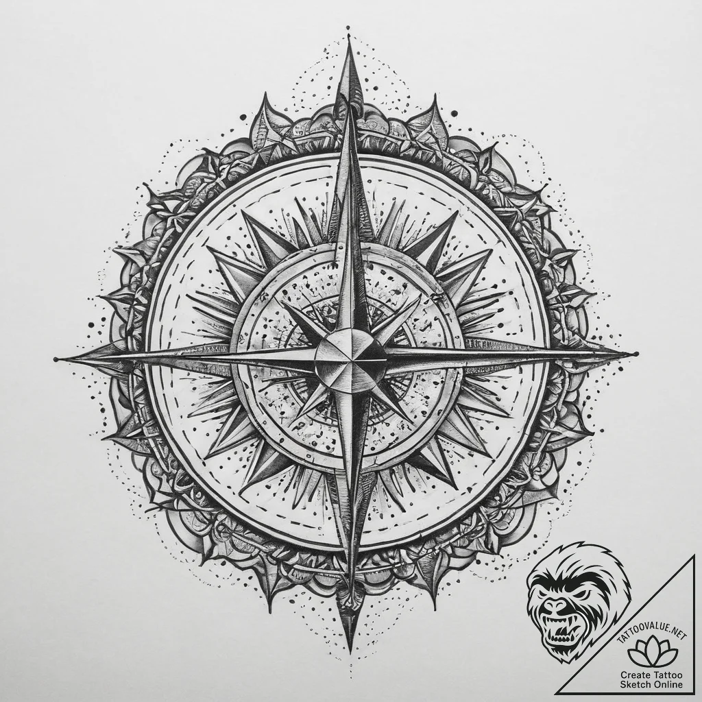 Tattoo sketch cosmic beginning, tattoo drawin... - tattoo sketch (№1759520809_0, 03.10.2025 19:46) — tattoovalue.net