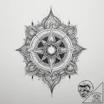 Tattoo sketch cosmic presence, ink illustrati… – tattoo sketch (№1759522767_0, 03.10.2025 20:19) — tattoovalue.net