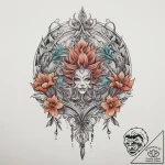 Tattoo sketch hands with a pencil, tattoo fla… – tattoo sketch (№1759527379_0, 03.10.2025 21:36) — tattoovalue.net