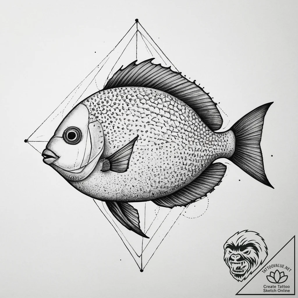 Tattoo sketch surgeonfish, artistic tattoo sk... - tattoo sketch (№1759527596_0, 03.10.2025 21:39) — tattoovalue.net