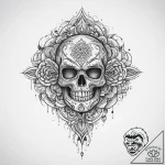 Tattoo sketch каллиграфия, ink illustration f… – tattoo sketch (№1759531107_0, 03.10.2025 22:38) — tattoovalue.net