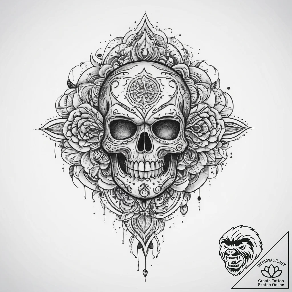 Tattoo sketch каллиграфия, ink illustration f... - tattoo sketch (№1759531107_0, 03.10.2025 22:38) — tattoovalue.net