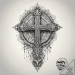 Tattoo sketch blessed being, ink illustration… – tattoo sketch (№1759532423_0, 03.10.2025 23:00) — tattoovalue.net