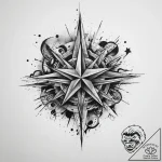 Tattoo sketch stars tattoo, concept art for t… – tattoo sketch (№1759534163_0, 03.10.2025 23:29) — tattoovalue.net
