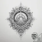 Tattoo sketch cosmic spring, concept art for… – tattoo sketch (№1759534812_0, 03.10.2025 23:40) — tattoovalue.net