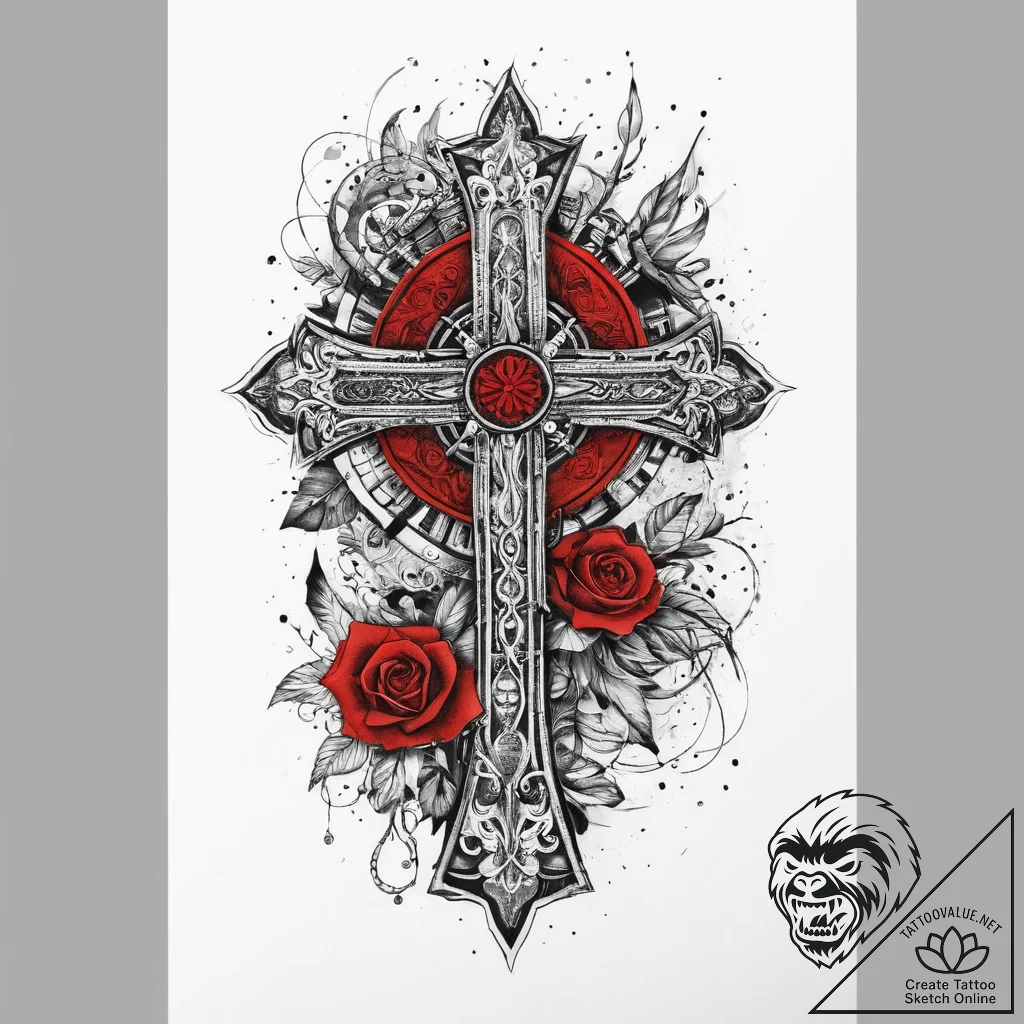 Tattoo sketch mystical essence, ink illustrat... - tattoo sketch (№1759535462_0, 03.10.2025 23:51) — tattoovalue.net