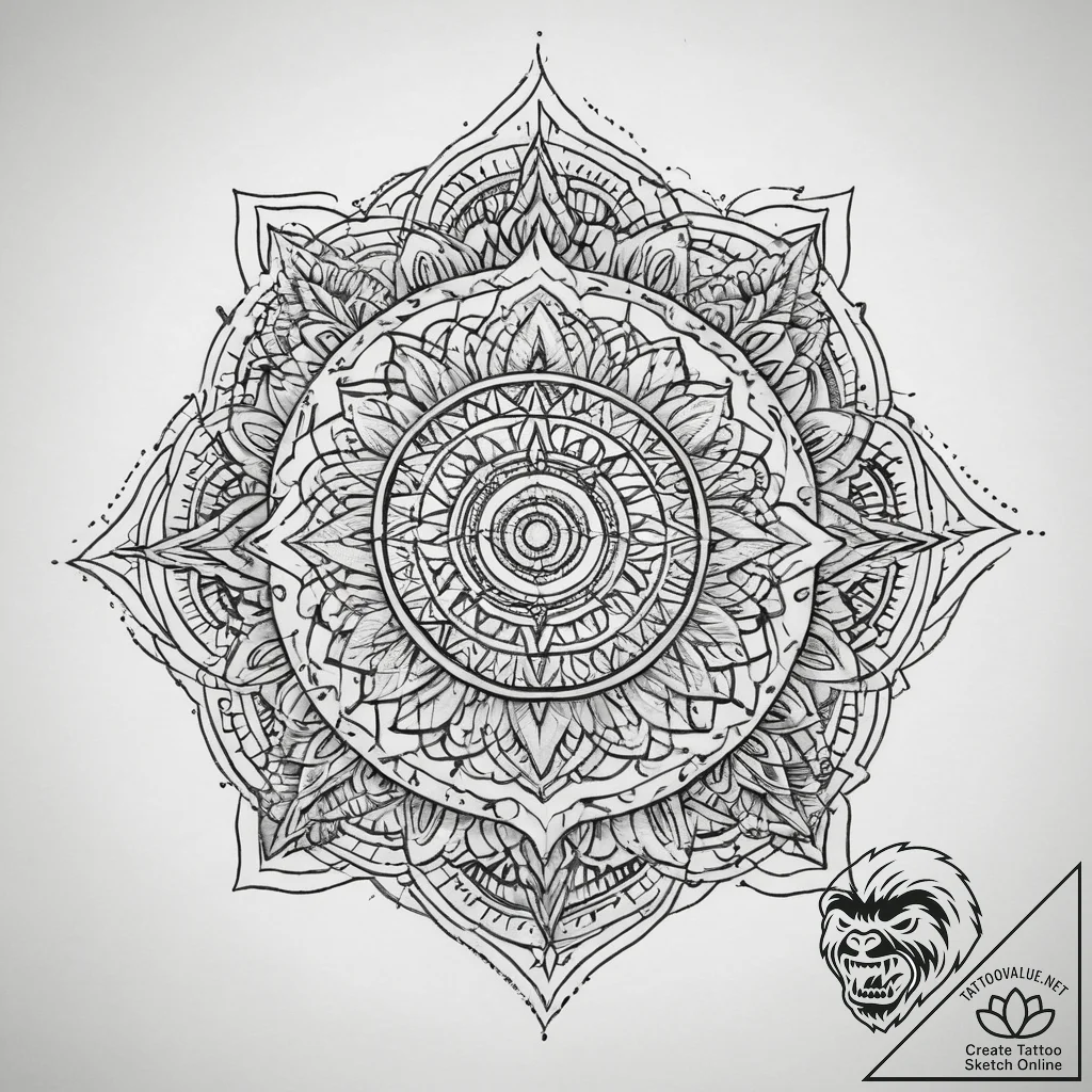 Tattoo sketch needle, artistic tattoo sketch,... - tattoo sketch (№1759537667_0, 04.10.2025 00:27) — tattoovalue.net