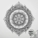 Tattoo sketch cosmic origin, tattoo flash she… – tattoo sketch (№1759538110_0, 04.10.2025 00:35) — tattoovalue.net