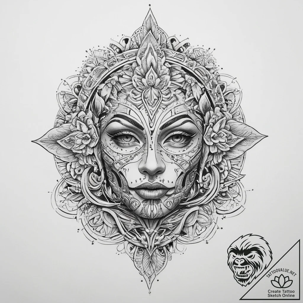 Tattoo sketch clay - tattoo sketch (№1759538765_0, 04.10.2025 00:46) — tattoovalue.net