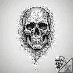 Tattoo sketch phantom – tattoo sketch (№1759541603_0, 04.10.2025 01:33) — tattoovalue.net