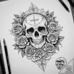 Tattoo sketch blessed fable, tattoo sketch de… – tattoo sketch (№1759543494_0, 04.10.2025 02:04) — tattoovalue.net
