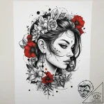 Tattoo sketch dust, tattoo flash sheet design… – tattoo sketch (№1759547183_0, 04.10.2025 03:06) — tattoovalue.net