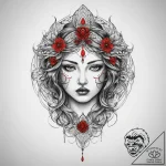 Tattoo sketch ceramic, tattoo line art, on a… – tattoo sketch (№1759548267_0, 04.10.2025 03:24) — tattoovalue.net