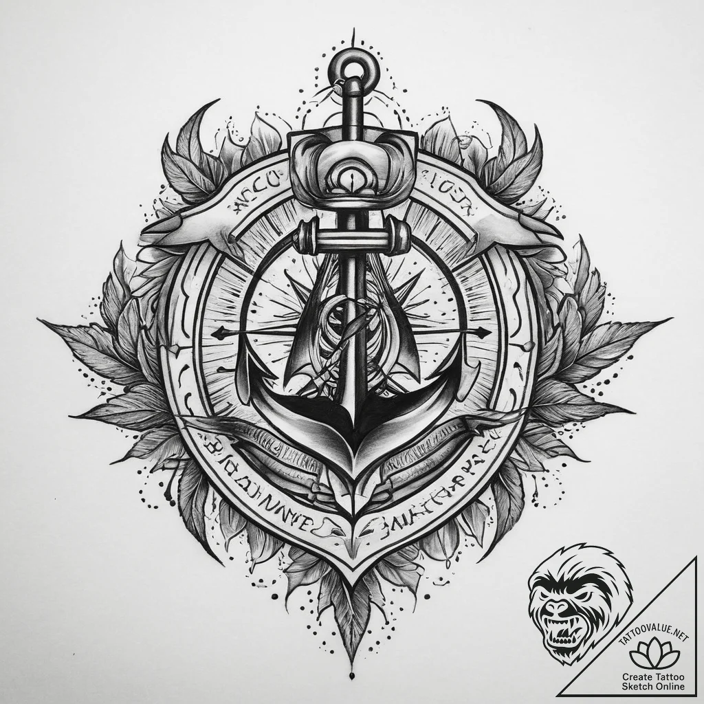 Tattoo sketch genuine, ink illustration for t... - tattoo sketch (№1759549573_0, 04.10.2025 03:46) — tattoovalue.net