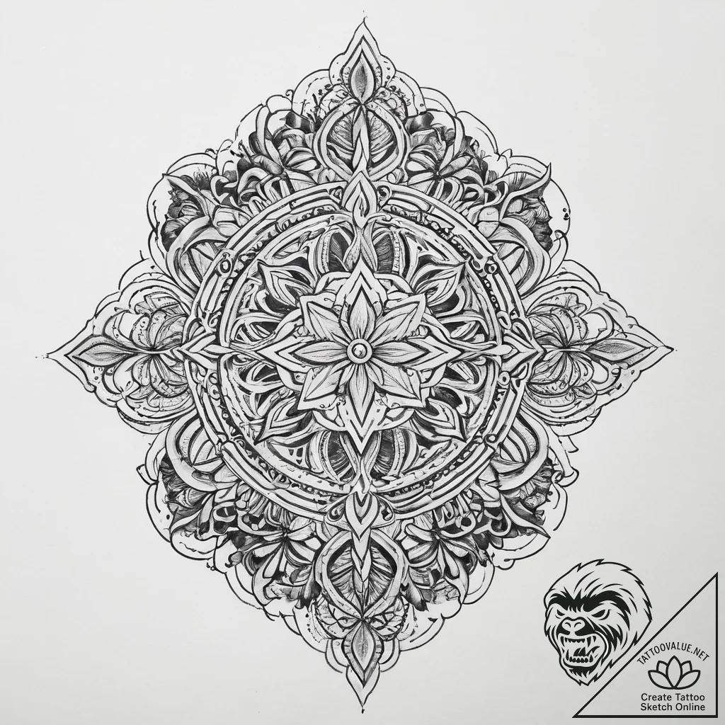 Tattoo sketch divine parent, tattoo drawing o... - tattoo sketch (№1759550004_0, 04.10.2025 03:53) — tattoovalue.net