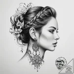 Tattoo sketch small earring tattoo – tattoo sketch (№1759550219_0, 04.10.2025 03:56) — tattoovalue.net
