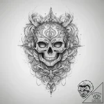Tattoo sketch elegant text, concept art for t… – tattoo sketch (№1759550435_0, 04.10.2025 04:00) — tattoovalue.net