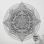Tattoo sketch labyrinth, tattoo flash sheet d… – tattoo sketch (№1759550652_0, 04.10.2025 04:04) — tattoovalue.net