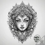Tattoo sketch spiritual person, tattoo sketch… – tattoo sketch (№1759553258_0, 04.10.2025 04:47) — tattoovalue.net