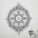 Tattoo sketch cosmic identity, tattoo flash s… – tattoo sketch (№1759556073_0, 04.10.2025 05:34) — tattoovalue.net