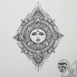 Tattoo sketch oasis, artistic tattoo sketch,… – tattoo sketch (№1759560413_0, 04.10.2025 06:46) — tattoovalue.net