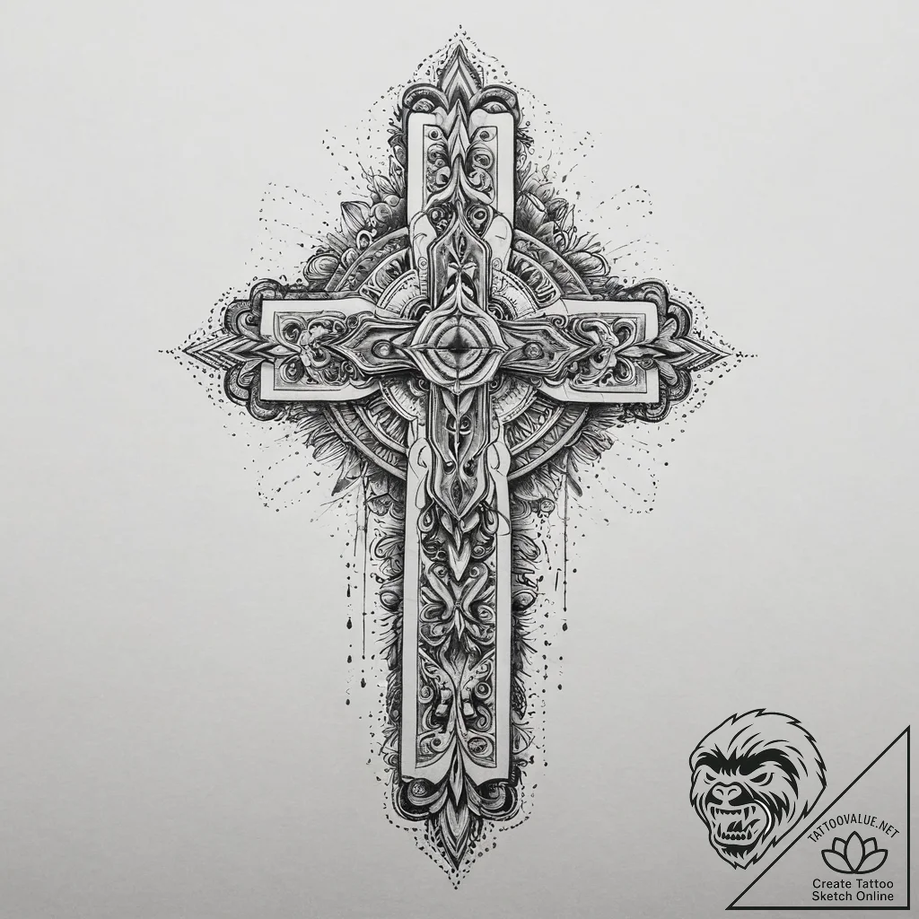 Tattoo sketch key, tattoo flash sheet design,... - tattoo sketch (№1759561287_0, 04.10.2025 07:01) — tattoovalue.net