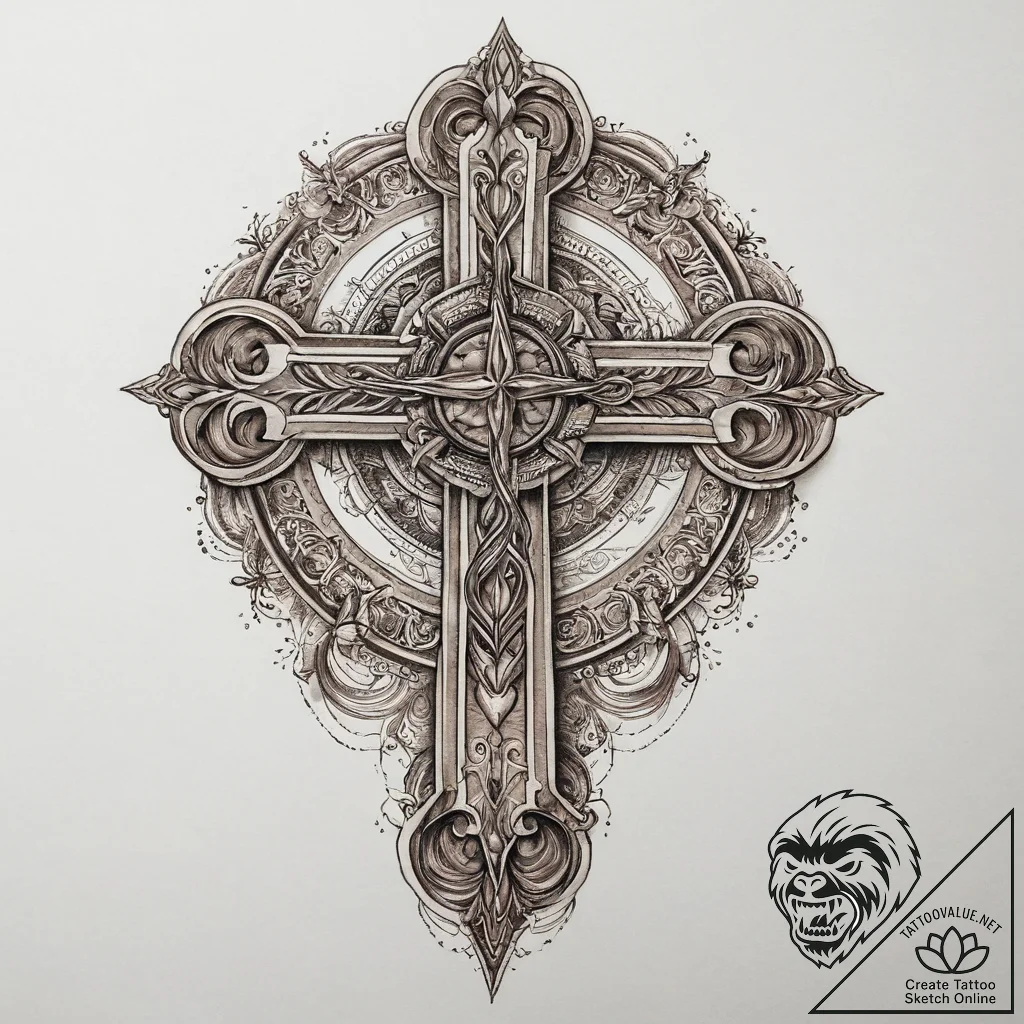 Tattoo sketch brown, concept art for tattoo,... - tattoo sketch (№1759561503_0, 04.10.2025 07:05) — tattoovalue.net