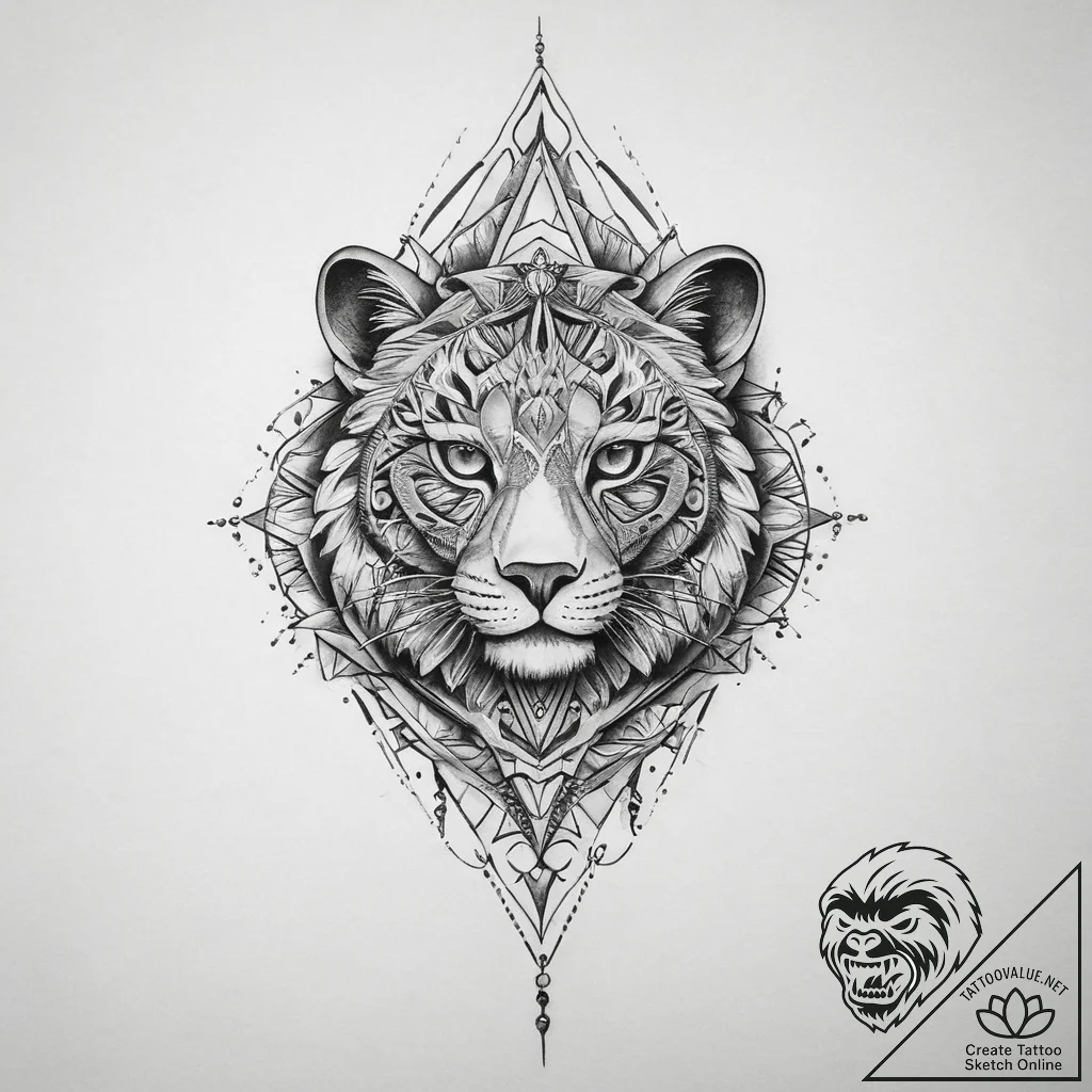 Tattoo sketch геометрический рукав, tattoo sk... - tattoo sketch (№1759568204_0, 04.10.2025 08:56) — tattoovalue.net