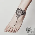 Tattoo sketch sensual ankle with a bracelet,… – tattoo sketch (№1759569077_0, 04.10.2025 09:11) — tattoovalue.net