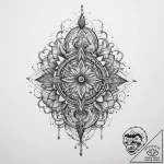 Tattoo sketch blessed being, tattoo drawing o… – tattoo sketch (№1759569294_0, 04.10.2025 09:14) — tattoovalue.net