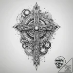 Tattoo sketch cosmic land, tattoo drawing out… – tattoo sketch (№1759569725_0, 04.10.2025 09:22) — tattoovalue.net
