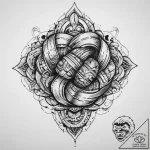 Tattoo sketch hands with a knot, artistic tat… – tattoo sketch (№1759573839_0, 04.10.2025 10:30) — tattoovalue.net
