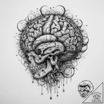 Tattoo sketch brain, tattoo drawing outline,… – tattoo sketch (№1759575999_0, 04.10.2025 11:06) — tattoovalue.net