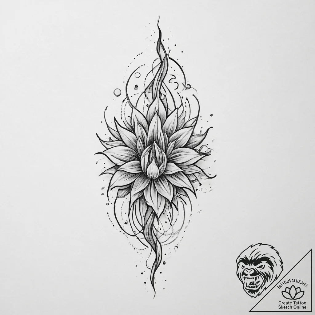 Tattoo sketch space, artistic tattoo sketch,... - tattoo sketch (№1759578600_0, 04.10.2025 11:50) — tattoovalue.net