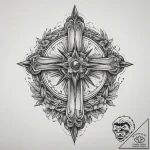 Tattoo sketch spiritual portal, ink illustrat… – tattoo sketch (№1759582059_0, 04.10.2025 12:47) — tattoovalue.net
