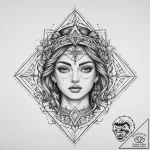 Tattoo sketch blessed scene, tattoo line art,… – tattoo sketch (№1759586194_0, 04.10.2025 13:56) — tattoovalue.net