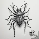 Tattoo sketch assassin bug, artistic tattoo s… – tattoo sketch (№1759586410_0, 04.10.2025 14:00) — tattoovalue.net
