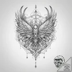 Tattoo sketch blessed fable, ink illustration… – tattoo sketch (№1759586626_0, 04.10.2025 14:03) — tattoovalue.net