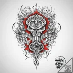 Tattoo sketch key, tattoo line art, new schoo… – tattoo sketch (№1759586844_0, 04.10.2025 14:07) — tattoovalue.net
