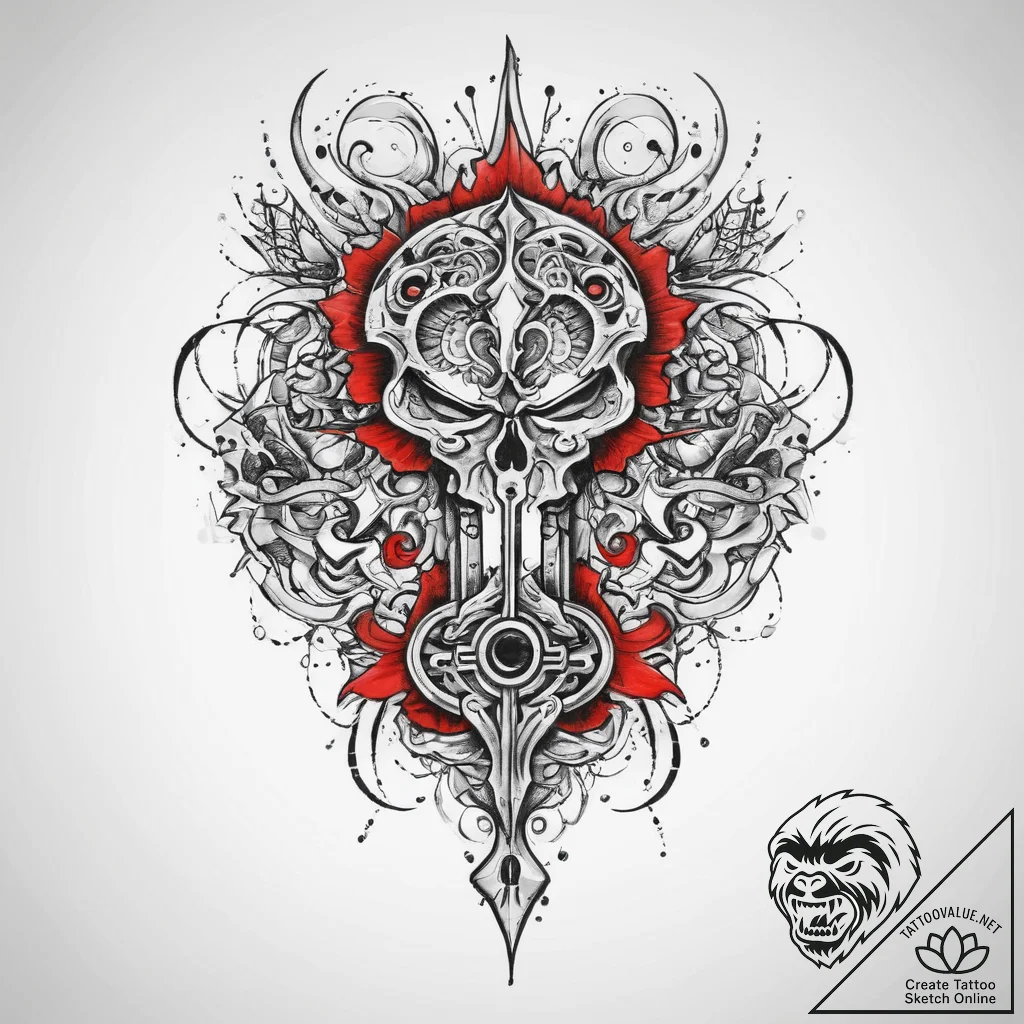 Tattoo sketch key, tattoo line art, new schoo... - tattoo sketch (№1759586844_0, 04.10.2025 14:07) — tattoovalue.net