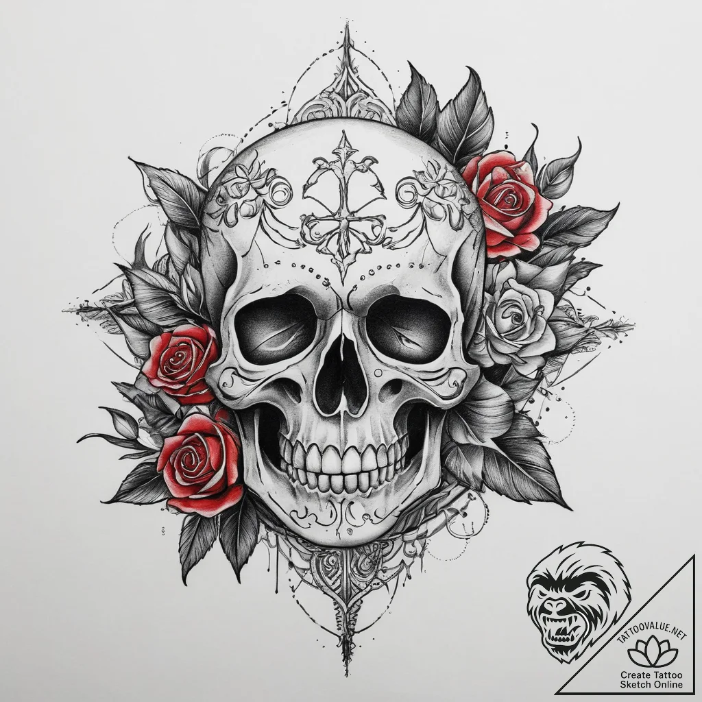 Tattoo sketch iron, ink illustration for tatt... - tattoo sketch (№1759588576_0, 04.10.2025 14:36) — tattoovalue.net